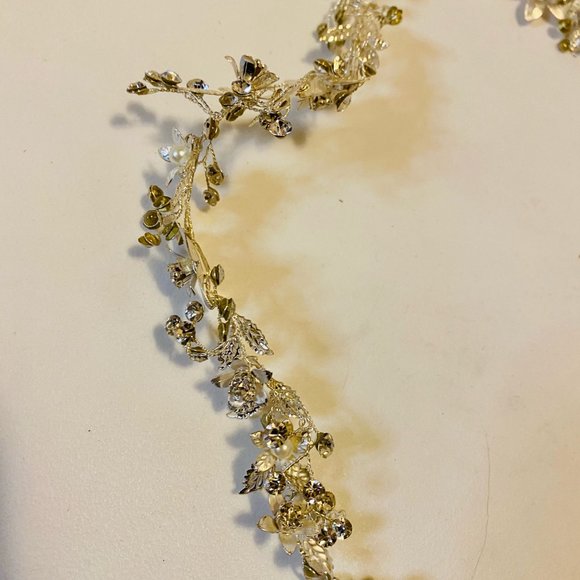 Crystal Floral Wired Sash main image 6
